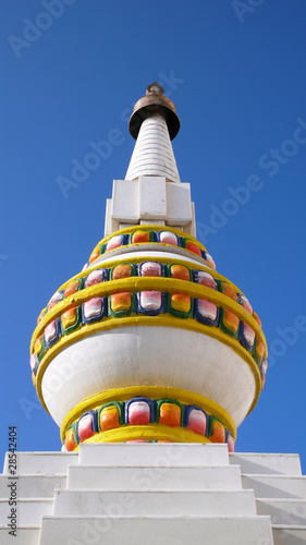 White pagoda in Mongolia