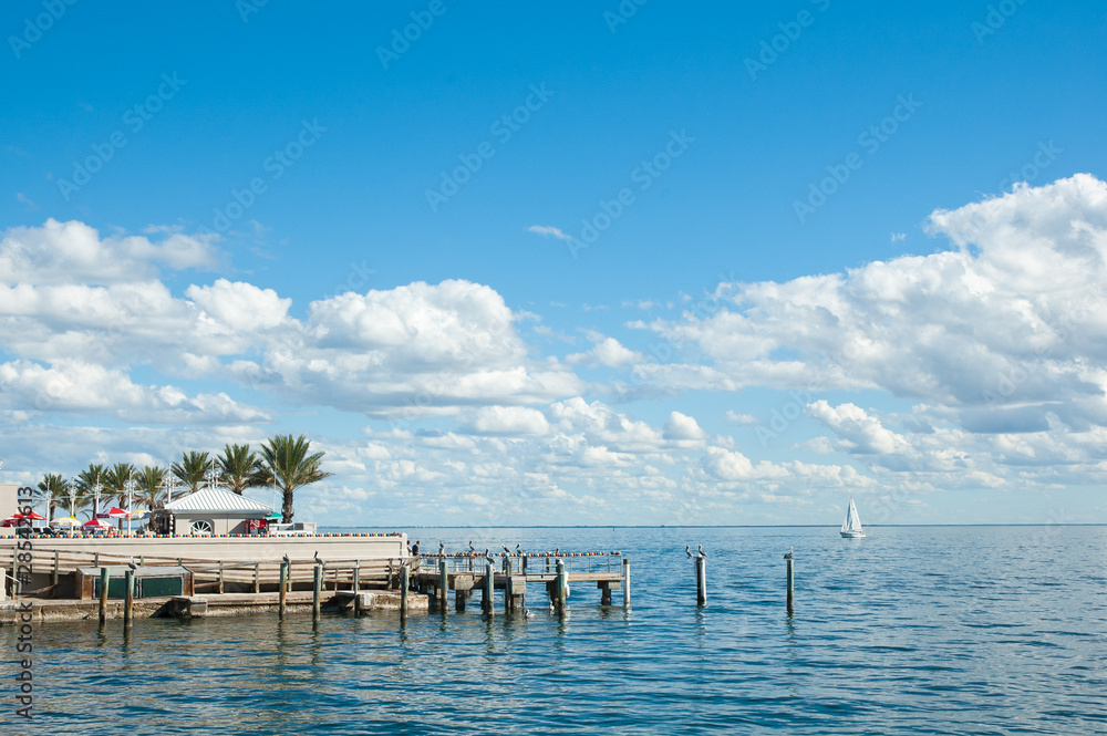 dock and ocean view  Florida