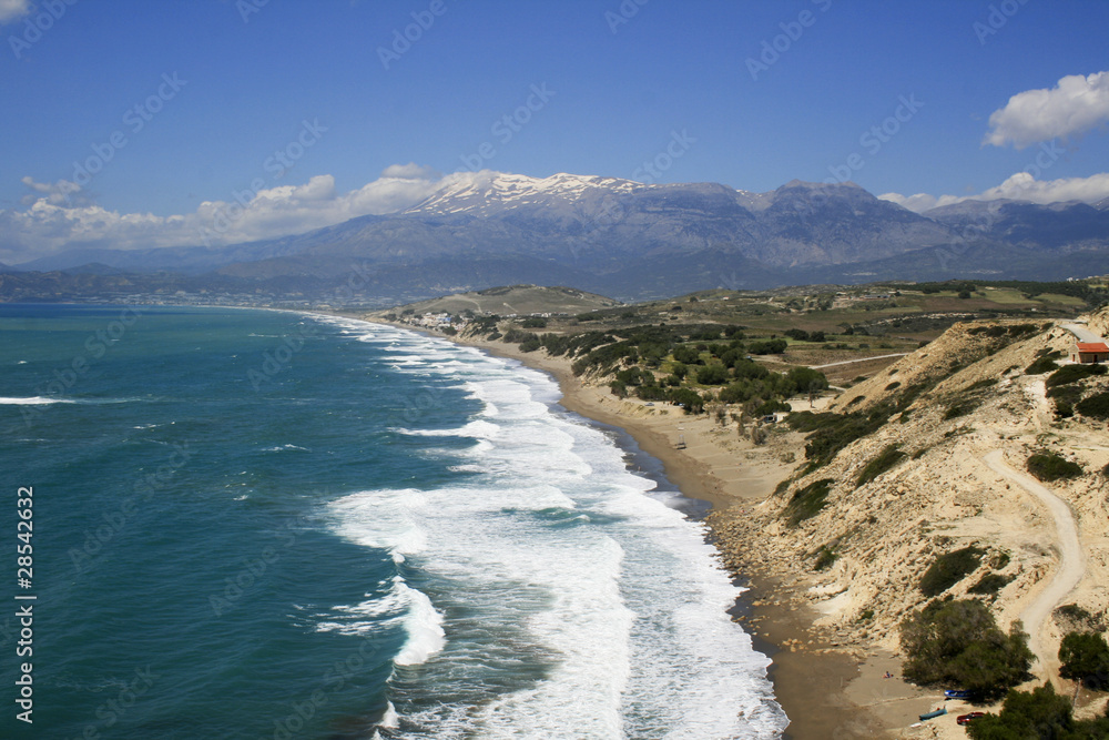 custom made wallpaper toronto digitalLandscape of Messara Bay in springtime - Crete