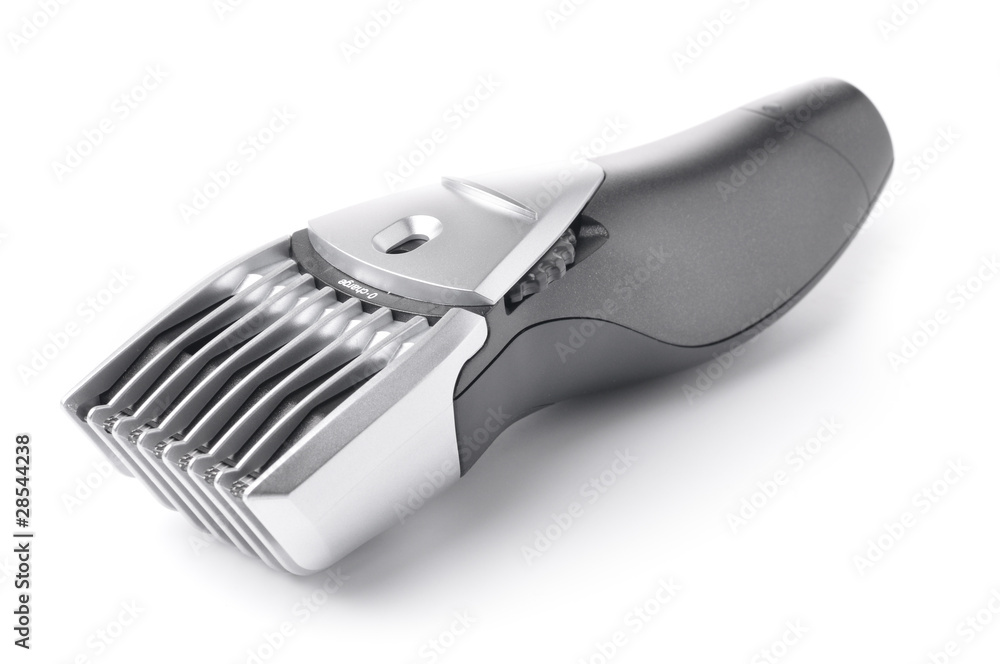 Obraz premium close-up of a modern hair clipper isolated on white