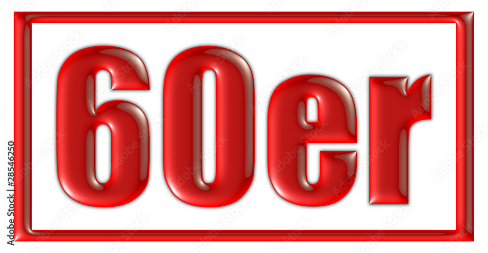 Stempel rot 60er Stempel rot 60er