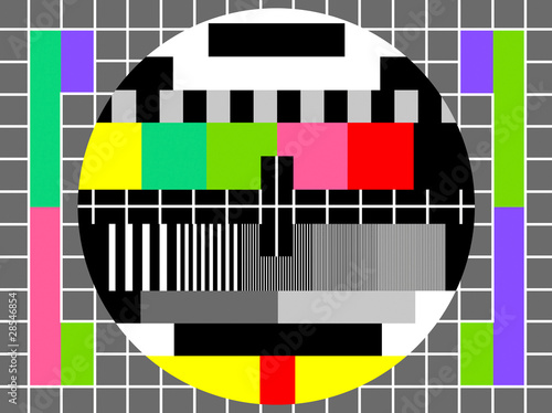 Color test for television