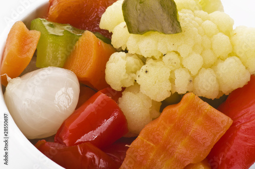 Giardiniera close up photo