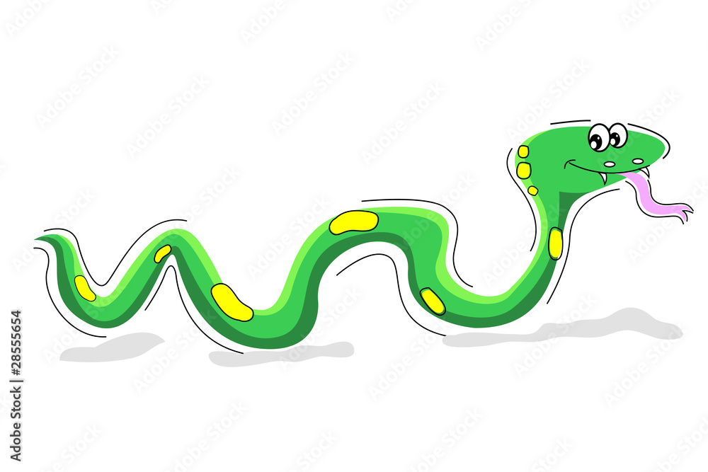 Fototapeta premium happy snake