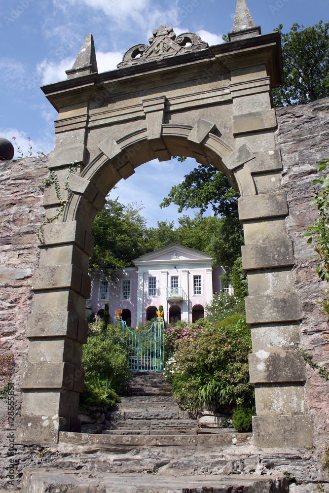 Naklejka premium Unicorn house, Portmeirion