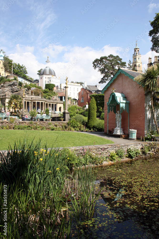 The Piazza, Portmeirion, North Wales