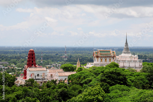 Thai Pagoda on Hill