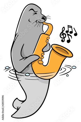 seal saxophonist