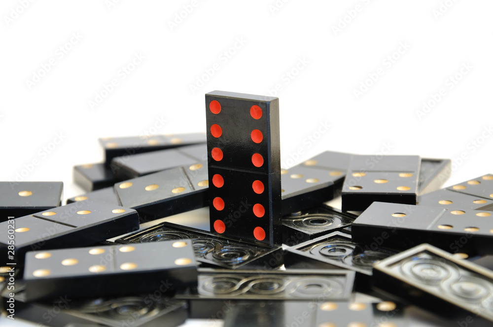 Fototapeta premium Dominoes-winner