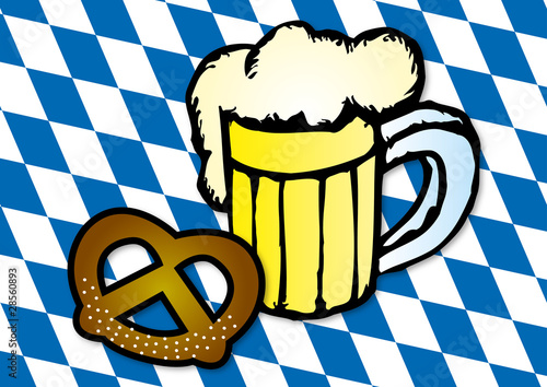 Bier, Bayern, Brezel