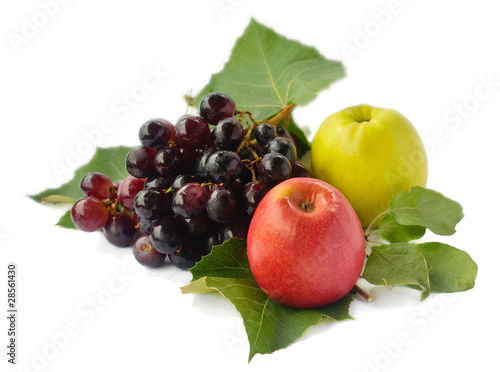 Grape and apples
