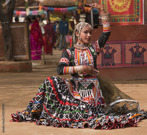 фотографія Rajasthani Dancer in Action