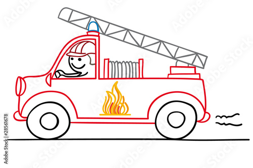 figur im feuerwehrauto