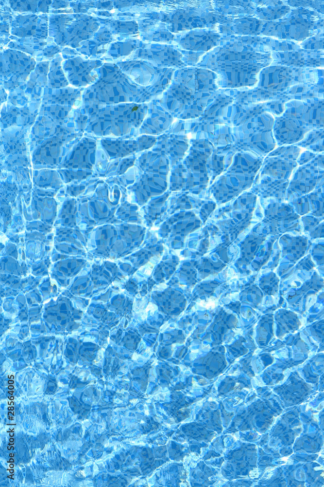 Refection of Blue water in Swimming pool with Ripple Refection of Blue water in Swimming pool with Ripple