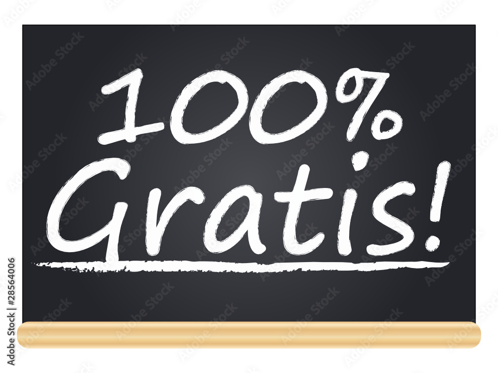 Obraz premium Tafel - 100% Gratis