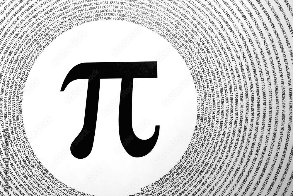 The mathematical constant Pi - obrazy, fototapety, plakaty 