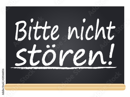 Bitte nicht stören!