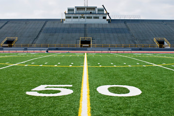 Fifty Yard Line with Bleachers