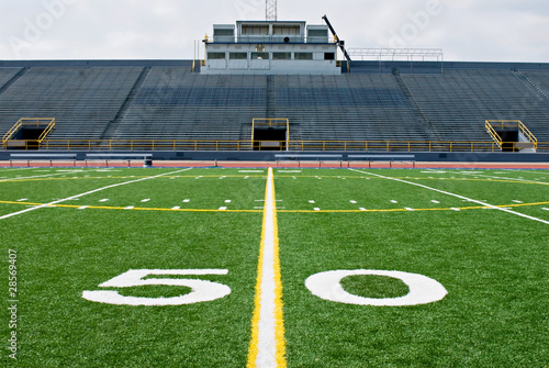 Fifty Yard Line with Bleachers
