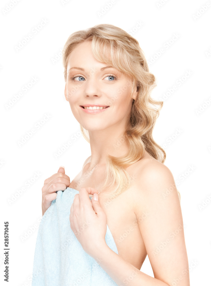 lovely woman in towel lovely woman in towel