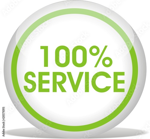 bouton 100% service