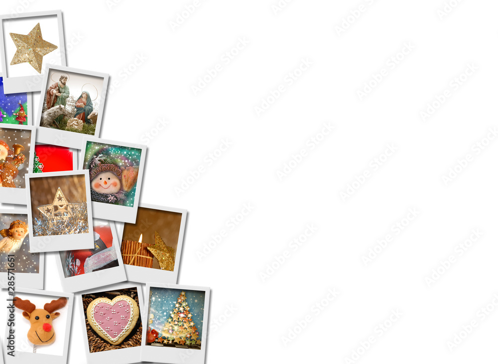 Fototapeta premium tarjeta navideña