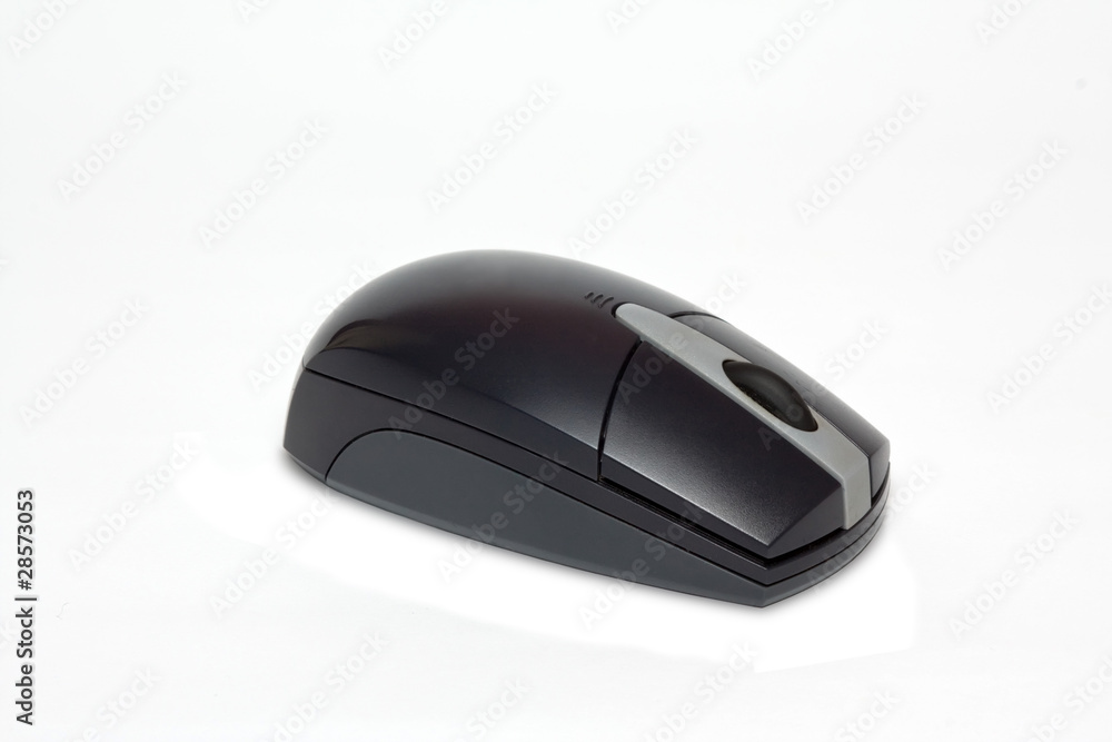 wireless computer mouse on white background wireless computer mouse on white background