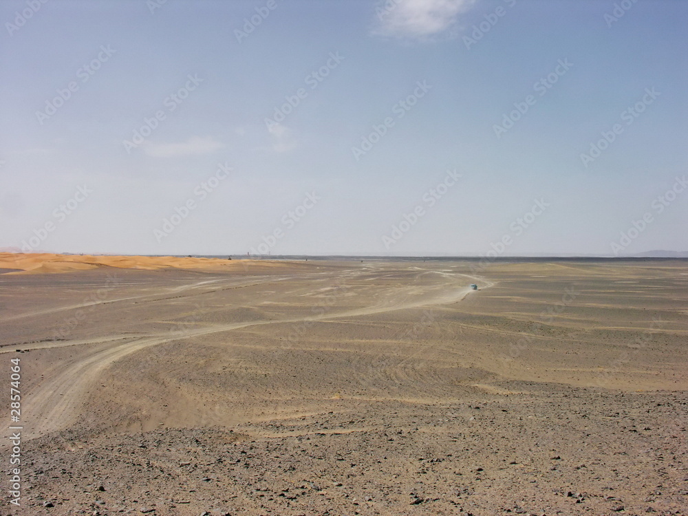 Going into the desert Going into the desert