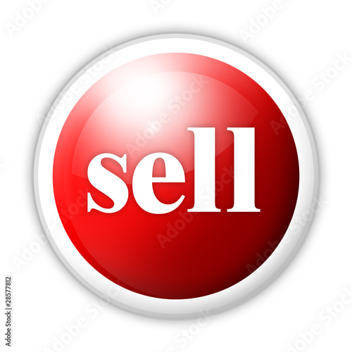 Börse - Button - sell photo