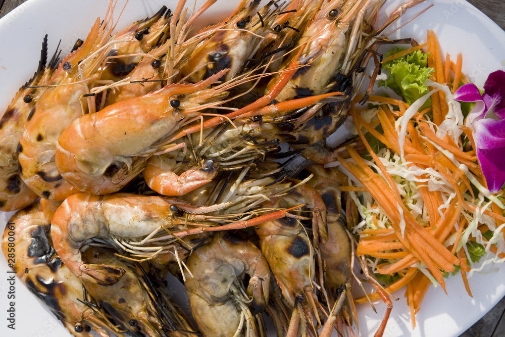 Boiled shrimp Boiled shrimp