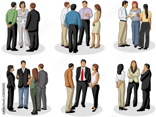 Business people in office meeting