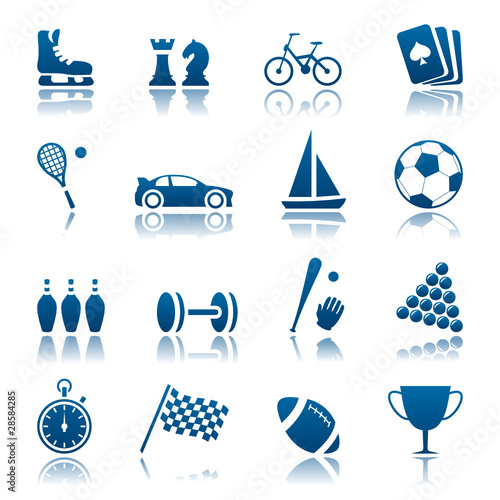 Sport & hobby icon set