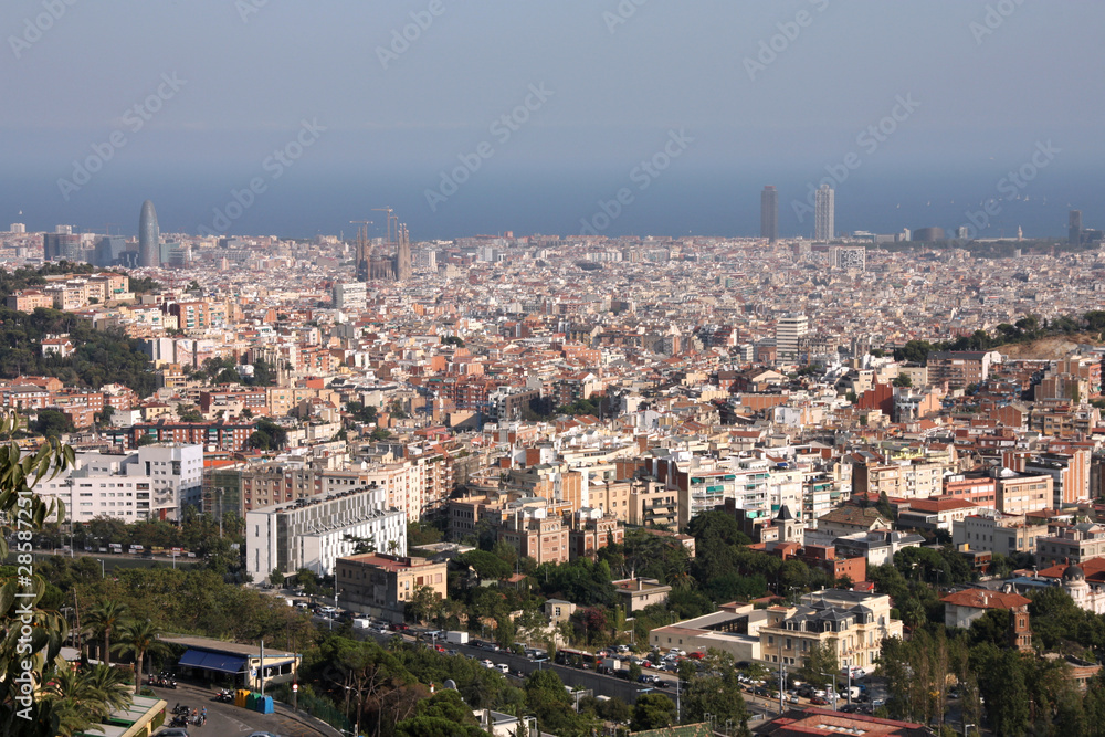 Barcelona skyline