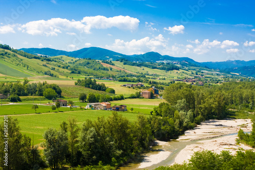 Beautiful italian hills photo