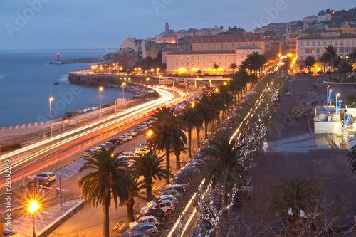 ville corse la nuit (bastia)