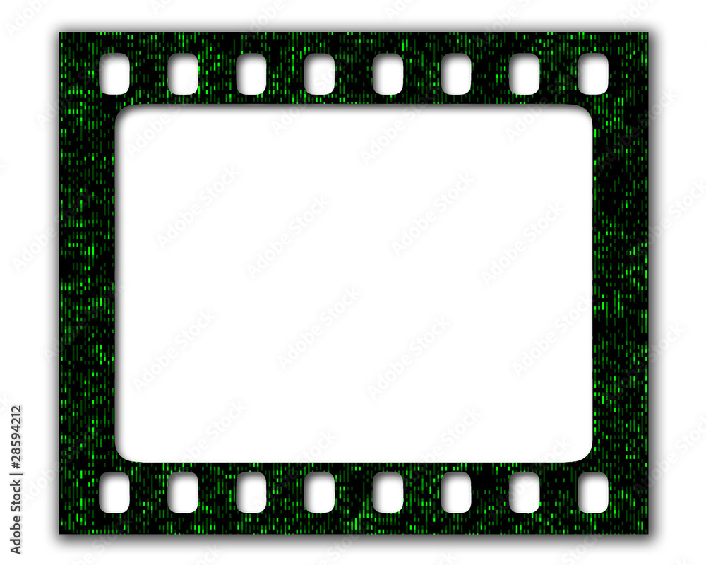 cornice pellicola matrix verde