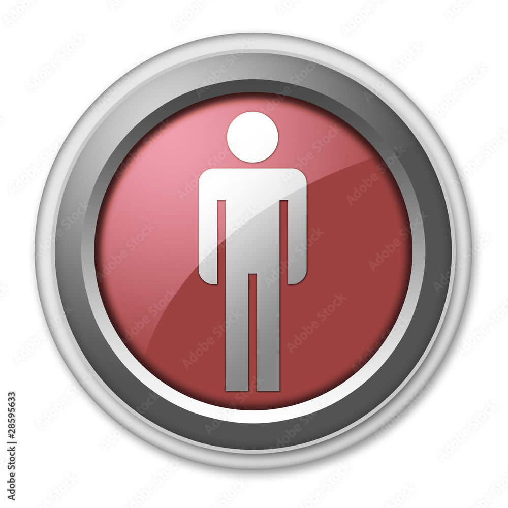 Red 3D Style Button Red 3D Style Button