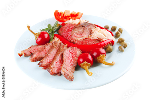 grilled meat portion