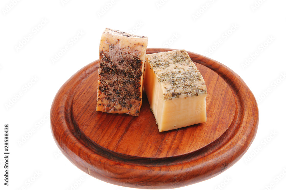 smoked cheese in pepper