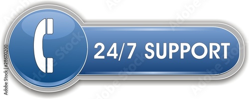 bouton 24/7 support