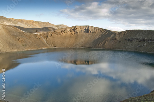 Cráter del volcán Víti (Islandia)