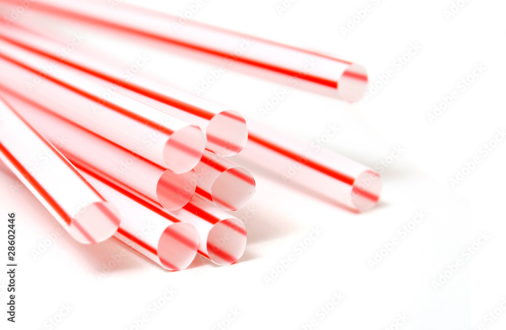 Red straws Red straws