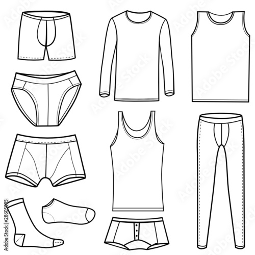 man's underwear set