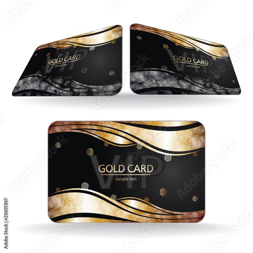Christmas Vip Gold Card