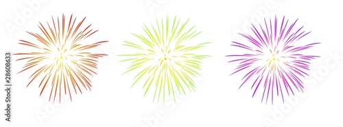 [I] Feuerwerk, weißer Hg / d