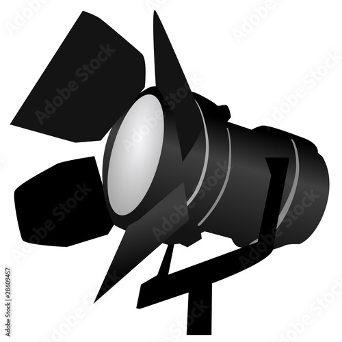 black spotlight