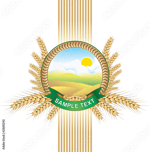 Label for flour production
