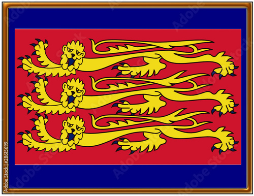 England national emblem coat frame