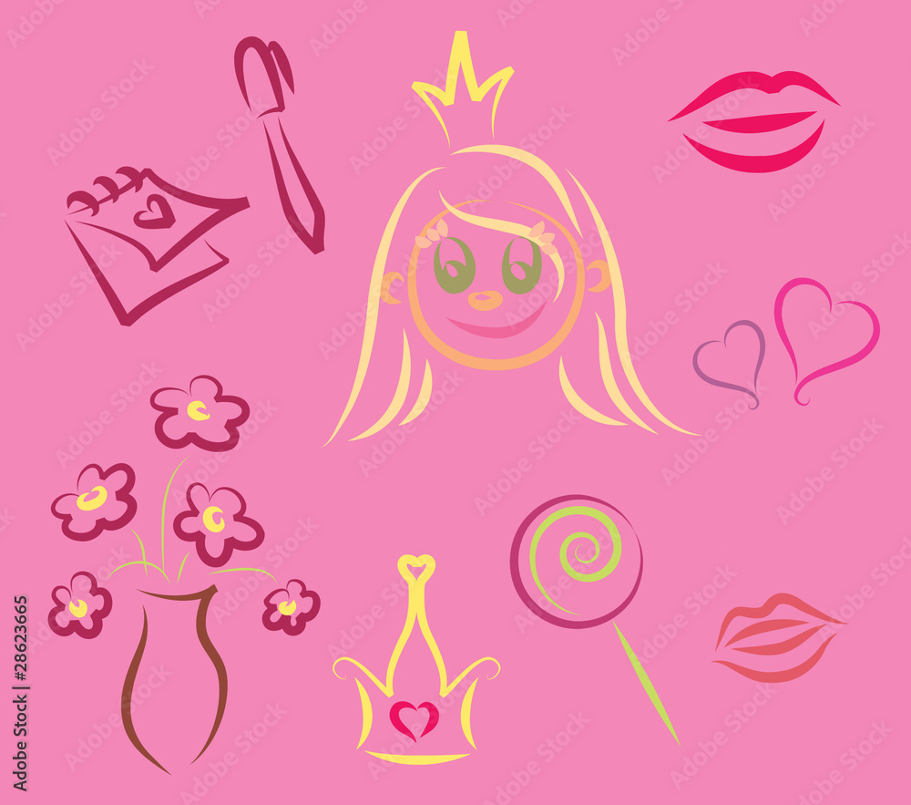 Girlish elements Girlish elements
