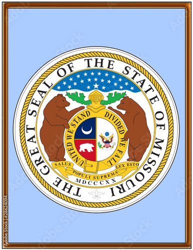 USA state missouri seal emblem coat